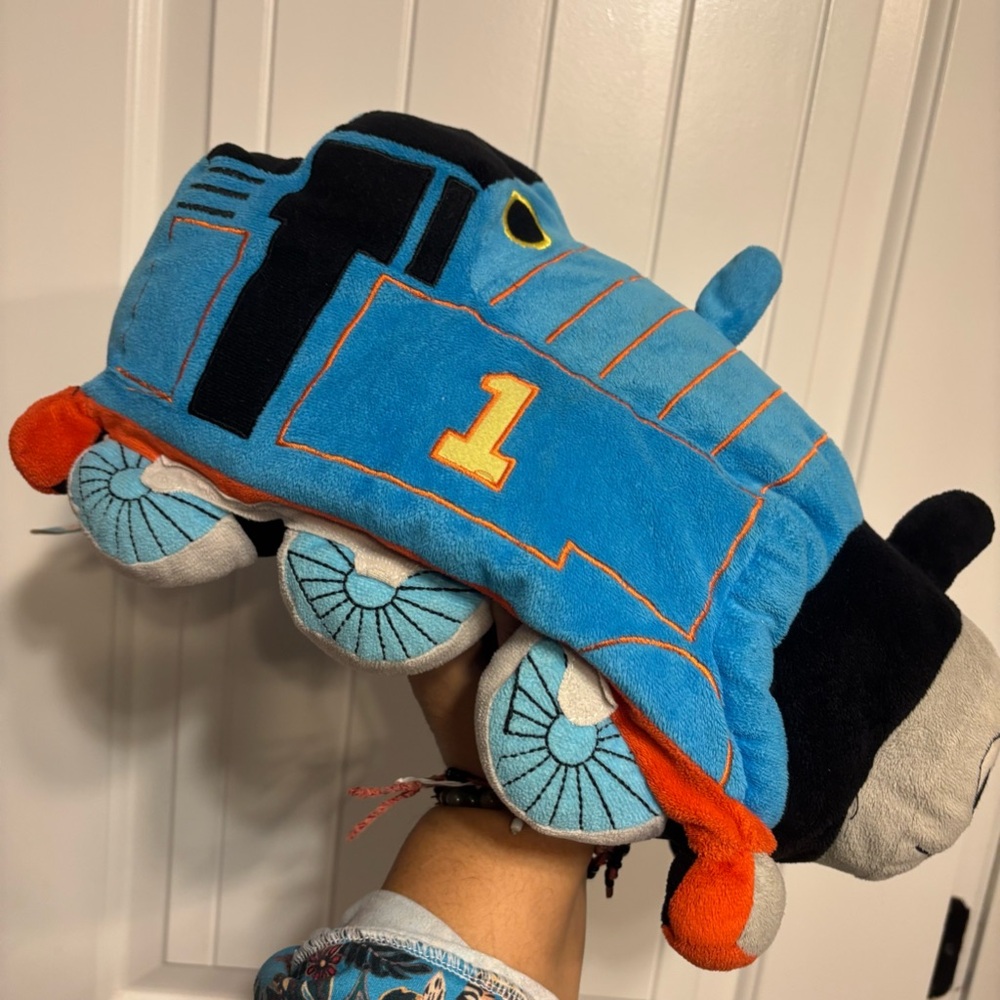 Vintage Thomas the Train Soft Beanie Pillow Beanbag Plush Toy 15-16”